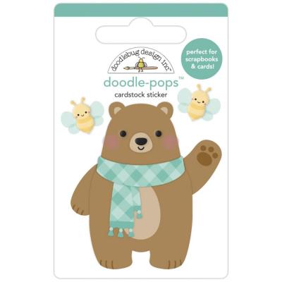 Doodlebug Pumpkin Spice Sticker Doodle-Pops - Beary Cute